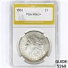 Image 1 : 1903 Morgan Silver Dollar PGA MS63+