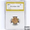 Image 1 : 1873 Indian Head Cent PGA MS64+ RED