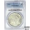 Image 1 : 1922 Silver Peace Dollar PCGS MS63