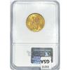 Image 2 : 1876 Netherlands .19oz Gold 10 Gulden NGC MS64