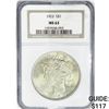 Image 1 : 1923 Silver Peace Dollar NGC MS63