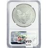 Image 2 : 1993 American 1oz Silver Eagle NGC PF69 UC