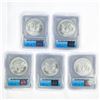 Image 2 : (5) 2015-P American Silver Eagle ICG-MS69 RARE P