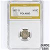 Image 1 : 1857-O Seated Liberty Half Dime PGA MS60