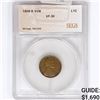 Image 1 : 1909-S VDB Wheat Cent SEGS VF30