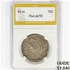 Image 1 : 1834 Capped Bust Half Dollar PGA AU55