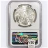 Image 2 : 1890-S Morgan Silver Dollar NGC MS62