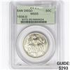 Image 1 : 1936-D San Diego Half Dollar PCGS MS65