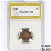 Image 1 : 1884 Indian Head Cent PGA MS67 RB