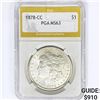 Image 1 : 1878-CC Morgan Silver Dollar PGA MS63