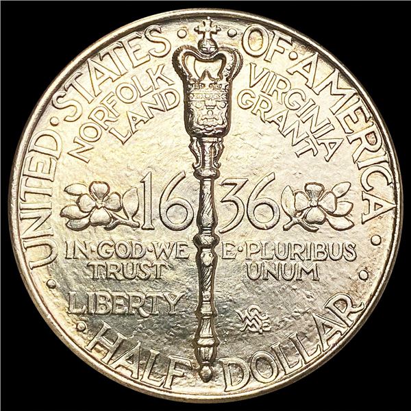 1936 Norfolk Half Dollar GEM BU