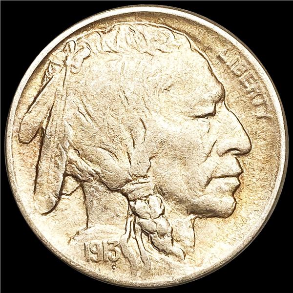 1913-D T1 Buffalo Nickel CHOICE AU