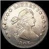 Image 1 : 1806 Knob 6 Sm Stars O-106 Drape Bust Half Dollar