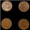 Image 2 : (4) 1924-D Wheat Cents ABOUT UNCIRCULATED
