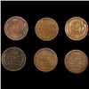 Image 2 : (6) 1922-D Wheat Cents ABOUT UNCIRCULATED