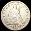 Image 1 : 1853 Arws & Rays Seated Liberty Quarter LIGHTLY CI