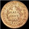 Image 2 : 1804 Crosslet 4 Draped Bust Half Cent CHOICE AU
