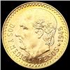 Image 1 : 1945 Mexico .0603oz Gold 2 1/2 Pesos SUPERB GEM BU