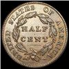 Image 2 : 1826 Classic Head Half Cent GEM BU