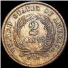 Image 2 : 1864 Two Cent Piece CHOICE AU