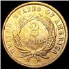 Image 2 : 1864 Two Cent Piece GEM BU