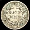 Image 2 : 1853 Arws Seated Liberty Half Dime ABOUT UNCIRCULA