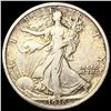 Image 1 : 1916 Walking Liberty Half Dollar CLOSELY UNCIRCULA