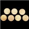 Image 2 : (7) Wheat Cents ((3) 1909, 1919, 1924-S, 1926-D, 1