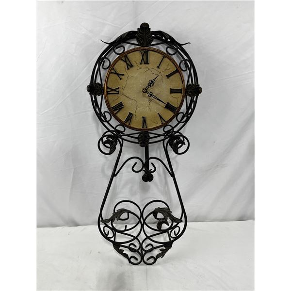 Bombay Metal Wall Clock