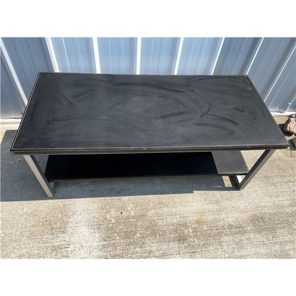 Faux Leather Coffee Table