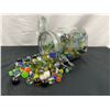 Image 1 : Jar of Assorted Marbles