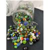 Image 2 : Jar of Assorted Marbles