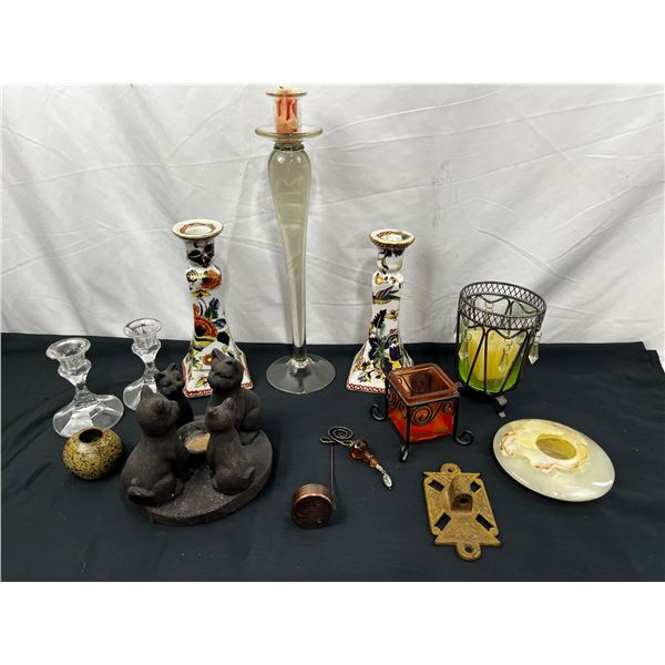 Candle Holder Lot