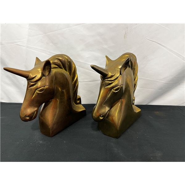 Brass Unicorn Sculptures