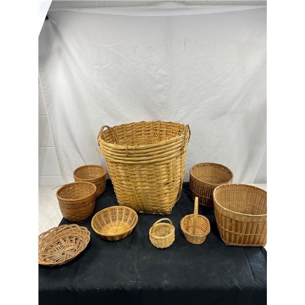 Wicker Basket Lot