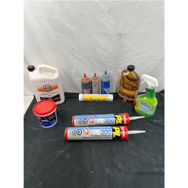 Various Chemicals Lot