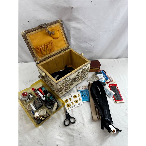 Sewing Box With Content