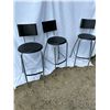 Image 1 : 3 Plastic Bar Stools