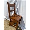 Image 1 : Rustica Interiors  - Solid Wood Step Folding Ladder Chair