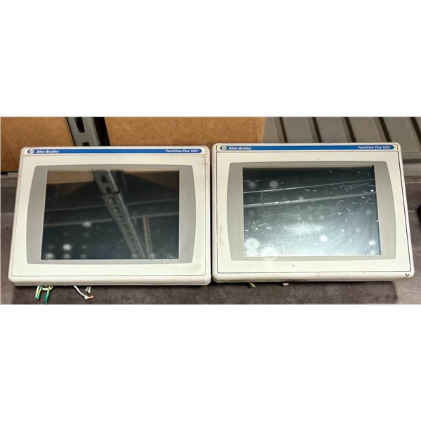 (2) Allen-Bradley #2711P-RDT12C  /  #2711P-T12C4D2 Panel View Plus 1250 Screen