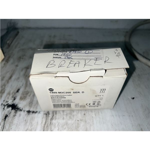 New? Allen-Bradley #1489-M3C200 Circuit Breaker