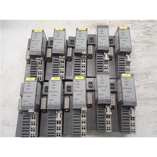 Lot of (10) Allen-Bradley #1734-ADN / 92427071 Modules