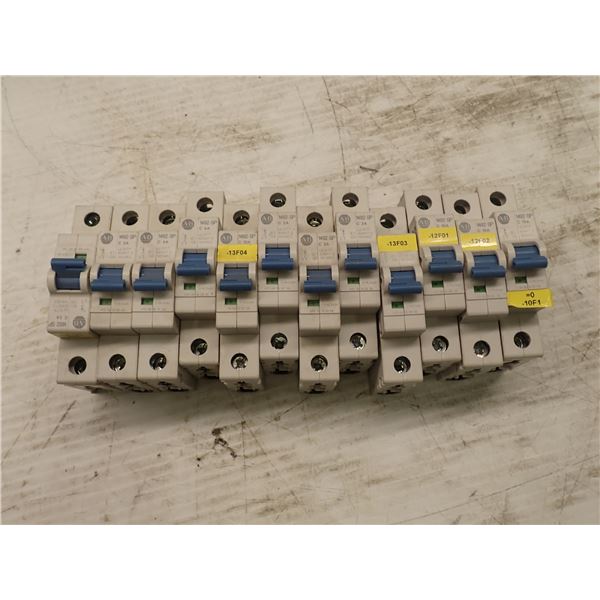 Lot of Allen-Bradley Circuit Breakers - Various Amps