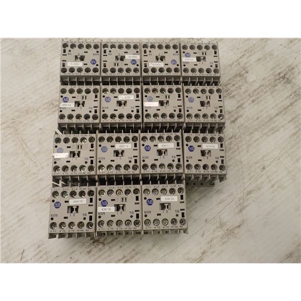 Lot of (15) Allen-Bradley #100-K09*10 Contactors 24VDC