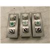 Image 1 : Lot of (3) Allen-Bradley Pushbutton Boxes