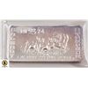Image 1 : ONE TROY OUNCE 999 FINE SILVER - CALGARY STAMPEDE