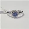 Image 1 : BZ1490-174 SILVER TANZANITE RING