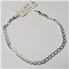 BZ1490-184 SILVER 7.5" 4.6G BRACELET