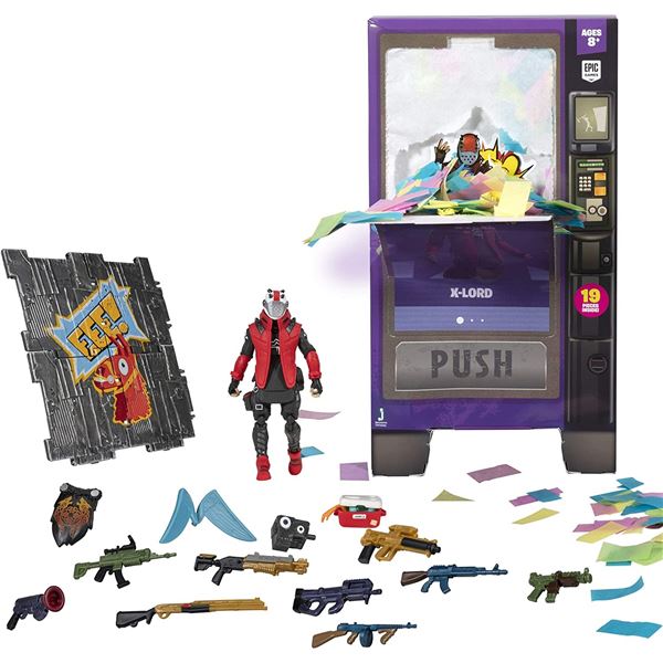 NEW FORTNITE VENDING MACHINE X-LORD - 19PCS INSIDE