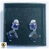 Image 1 : CUBIC ZIRCONIA EARRINGS, NEW